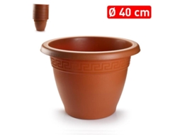 Maceta redonda 42,5x33,5cm 11272 marron