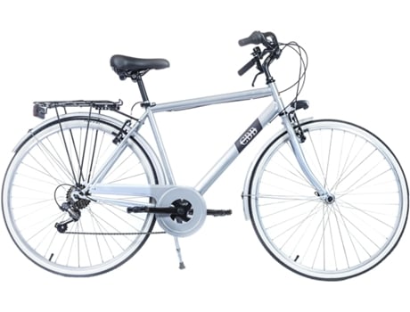 Bicicleta de Turismo Vintage Urban Terra Cinzenta de 28 Polegadas