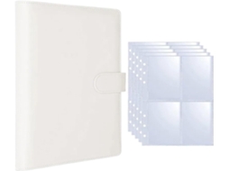 Classeur En Cuir Pu Couleur Bonbon A5 - 2 Peças - Couverture De Cartes Photo - Album - Papeterie Pour Photos