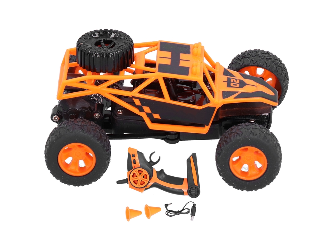 Primerox carro de Controle Remoto Mini 1:40 2.4ghz com Pneus a Vácuo e Amortecedores para Crianças 6+