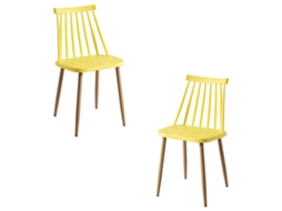 Pack 2 Cadeiras Bik - Amarelo