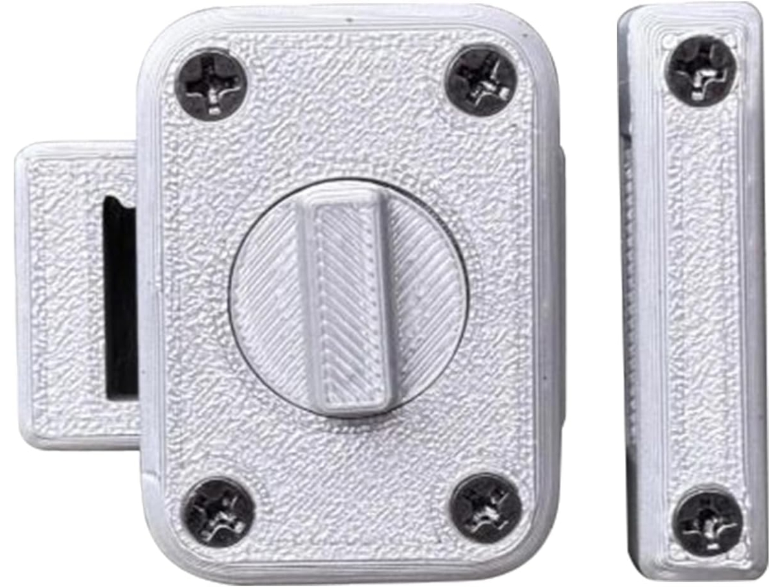Fechadura Noturna Para Porta, Para Uso Interno E Externo, Com Mecanismo Suave E Seguro.