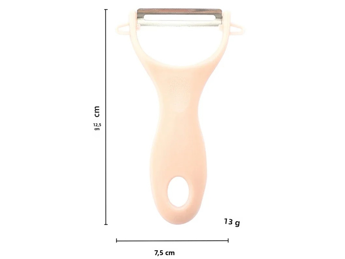 Utensílio Multifuncional para Frutas e Legumes, em Cerâmica e Aço Inoxidável, Acessórios de Cozinha MDUG (rosa)