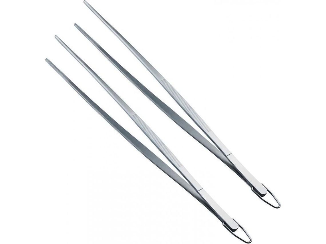 Pincas de Cozinha de Aço Inoxidável 30cm com Gancho NOVA LINE, Multiuso