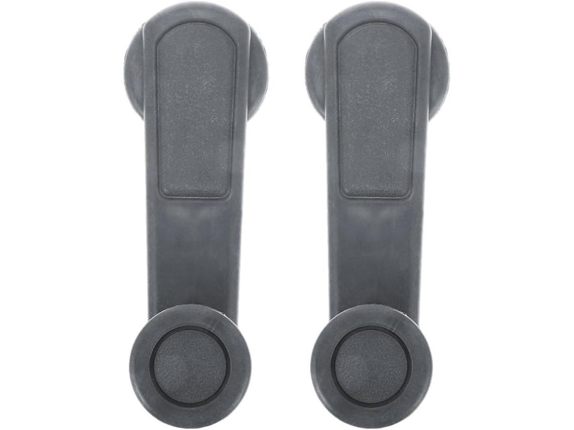 Conjunto De 2 Manivelas Para Janelas Em Abs Com Diâmetro Interno De 13 Mm.