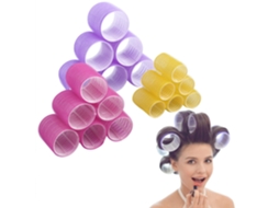 Bobinas De Cabelo Com Presilhas, 18 Grandes Para Cabelo.-aquaforge