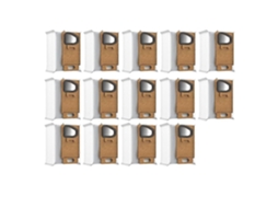 Lurelia Pack 14 Sacos De Pó Para Aspirador, Tecido Multicamadas, Substituição Prática