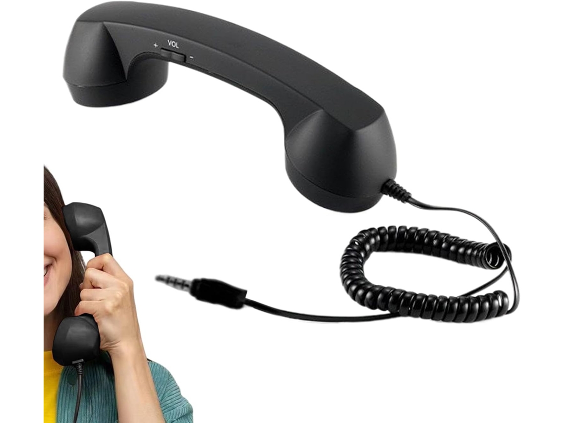 Aparelho Telefônico Retrô Para Celular Tipo C