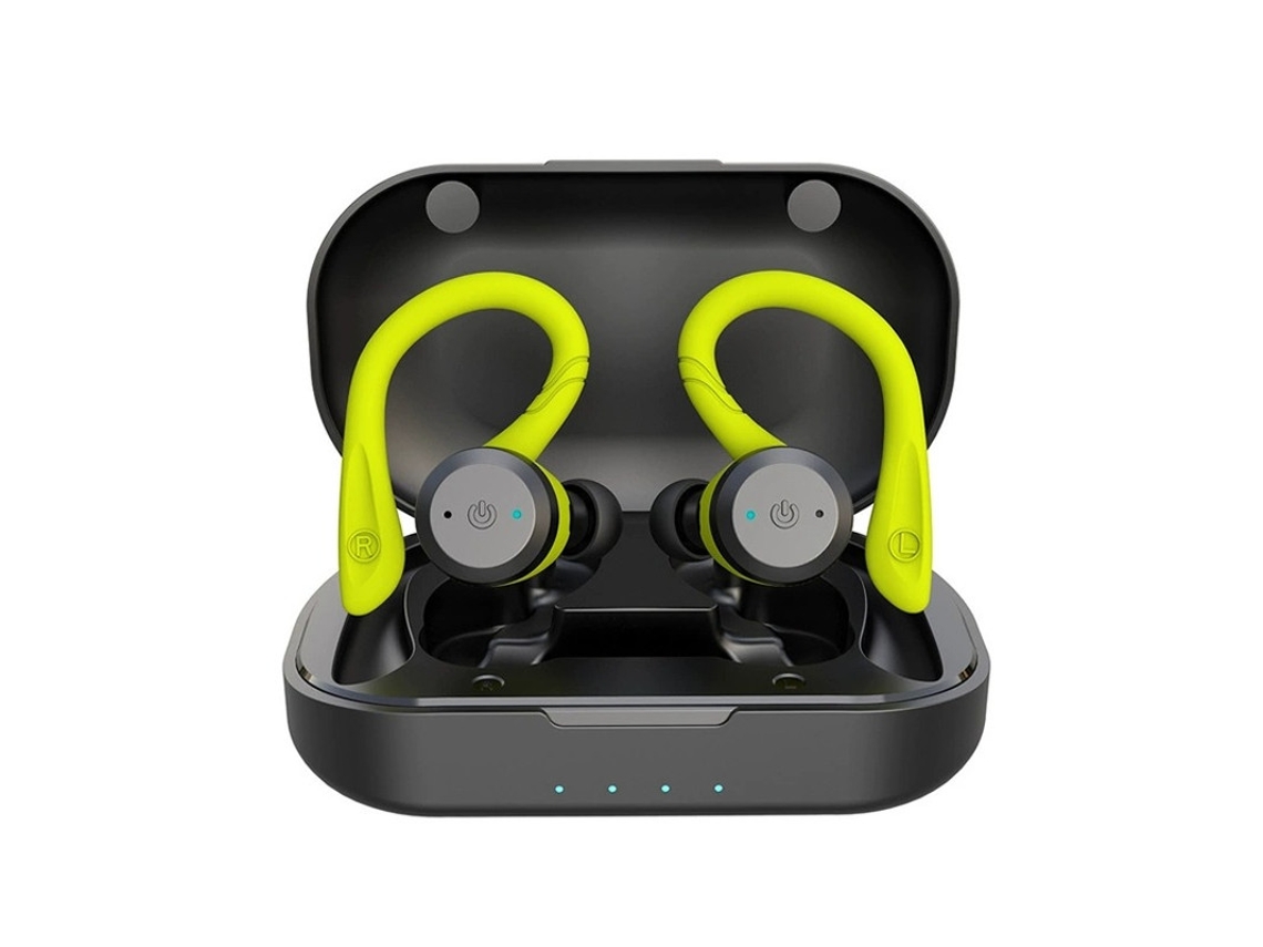 Auriculares Dágua Som Estéreo Integrado Design Sem Fio Verdadeiro Bestvite Bluetooth Verde