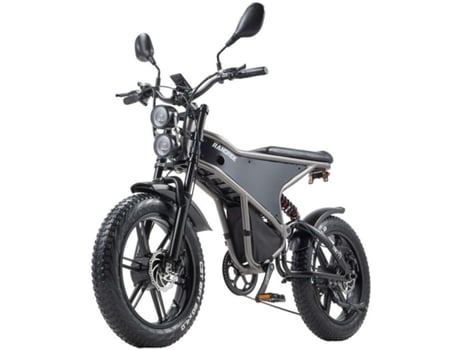 Bicicleta Eléctrica Com Motor Duplo 2000w Dm711/preto 48v 20ah/suspensão Total/freio De Disco Shimano Randride