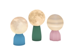 Conjunto de 3 Candeeiros de Mesa 10 Níveis de Brilho Ajustáveis, Ligação Usb, Brancos. ZENCORE SERVICES