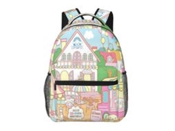 Mochila De Estudante Cinnamoroll D189, Leve E Durável, À Prova Dágua E Com Alça De Ombro Ajustável. Olysi Shop