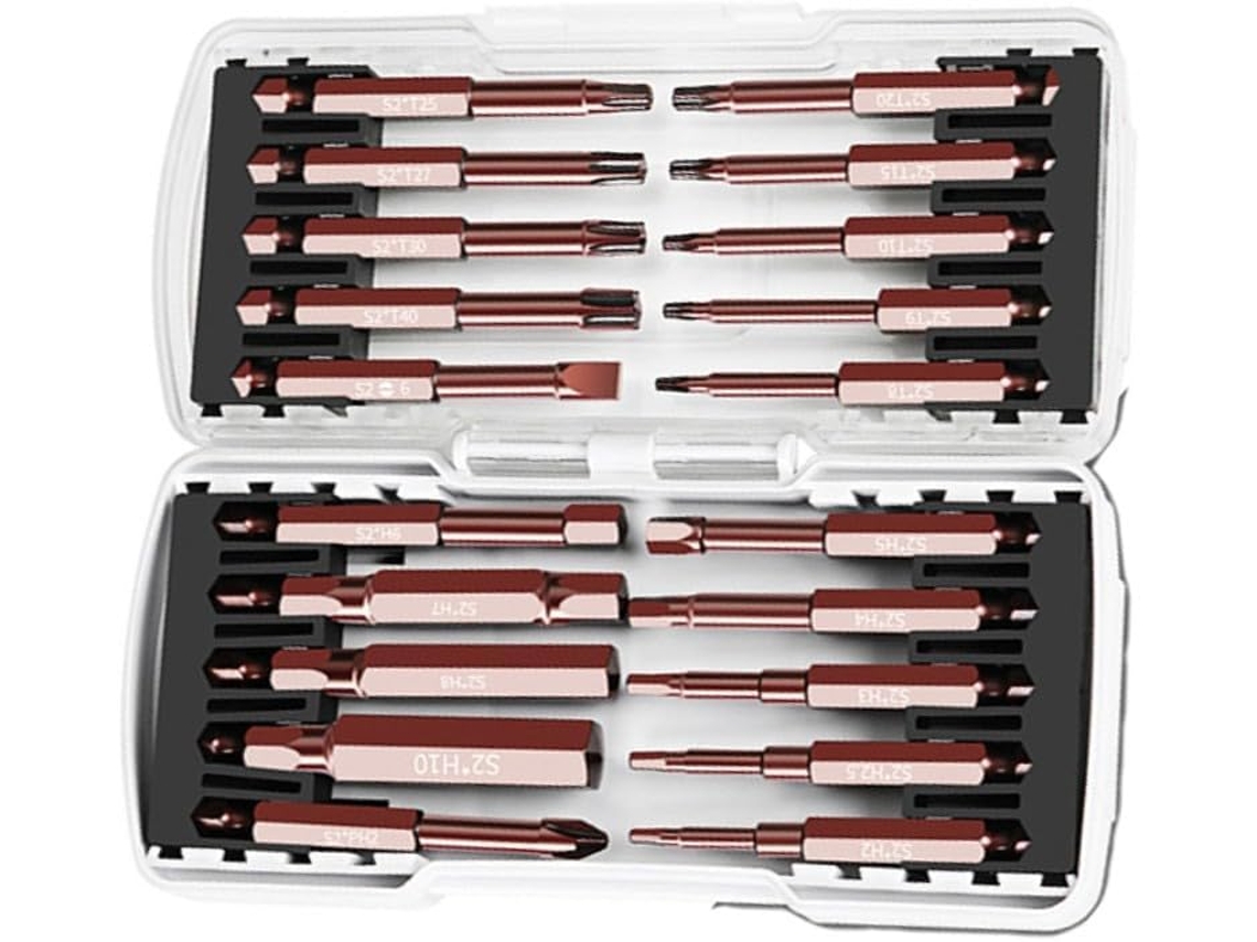 20 T8-t40 H2-h10 65/100 Aço (20 65 Conjunto De Pontas De Chave De Fenda Com Cabeça)