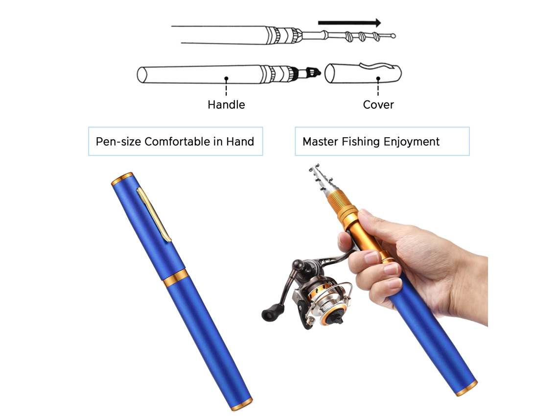 Kit Vara e Molinete de Pesca com Acessórios