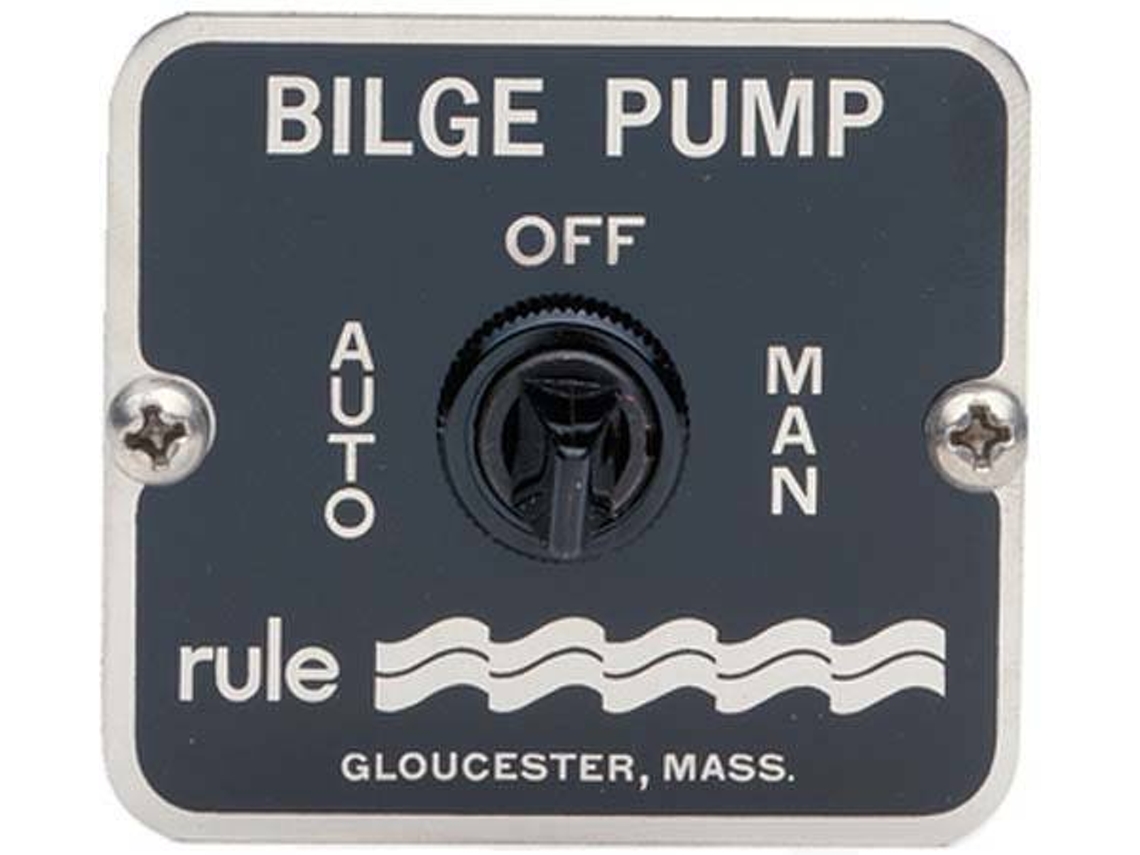 Interruptor RULE PUMPS Standard Panel Switch Preto