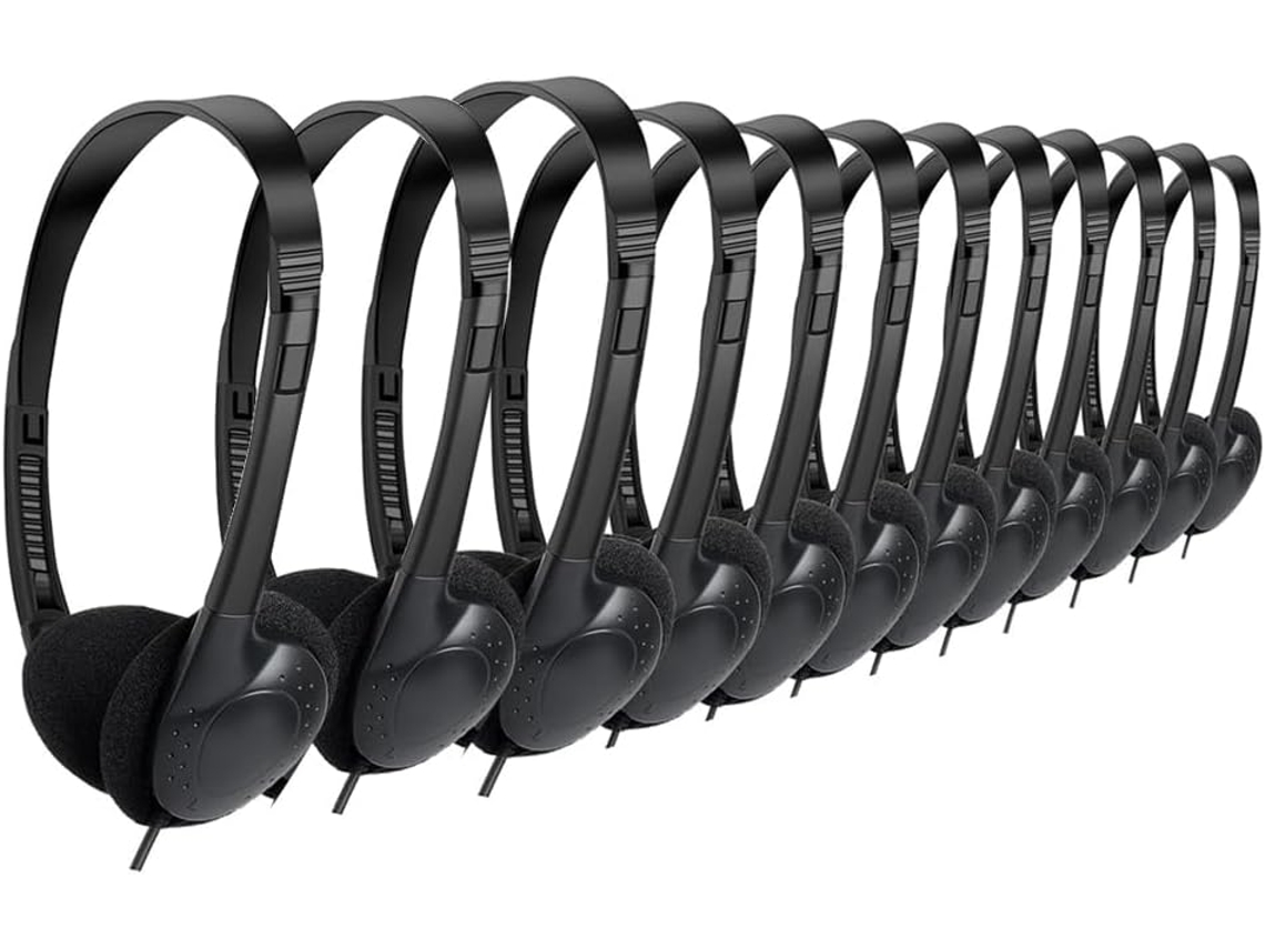 Casque Pour Enfants Teens Pour Étudiants - Pacote De 12 Para La Classe, L ' École, Les Enfants Et Les Tout -