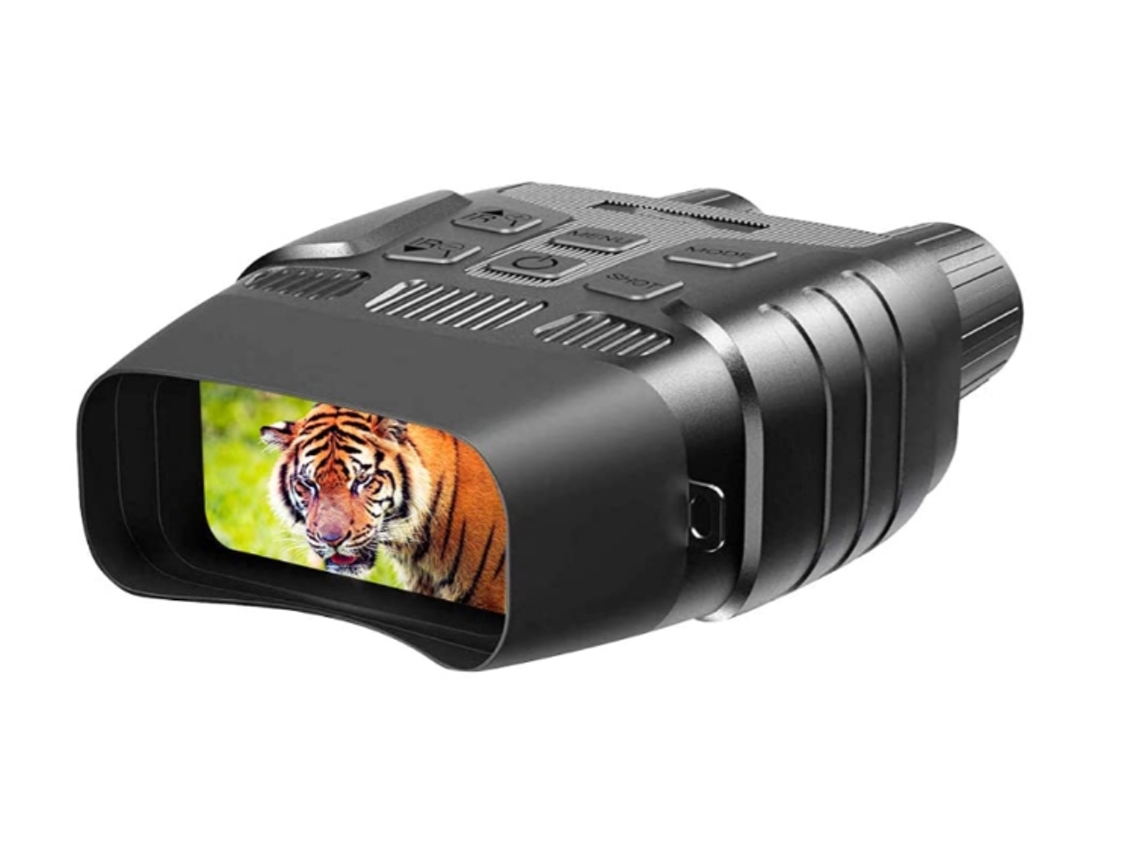 Binóculos De Visão Noturna Grande Tela De Visão Noturna Escopo De Visão Noturna Hd Imagem E Vídeo Infravermelho Digital Bestvite (preto)