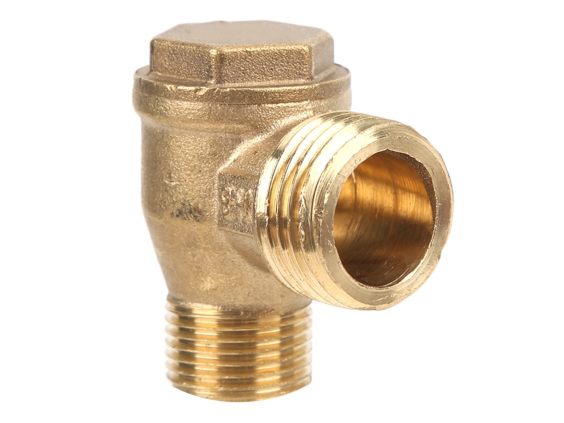 Válvula De Retenção De Latão 1/2 3/8 M10 Para Compressor De Ar