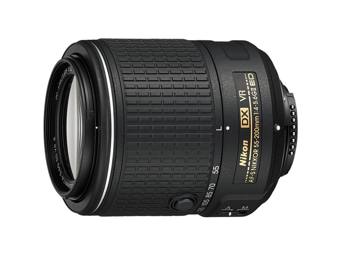Objetiva NIKON AF-S DX VR Zoom-Nikkor 55-200mm f/4-5.6G ED II