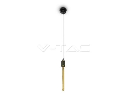 Candeeiro de Teto Pendente E27 Bronze/Dourado Alumínio