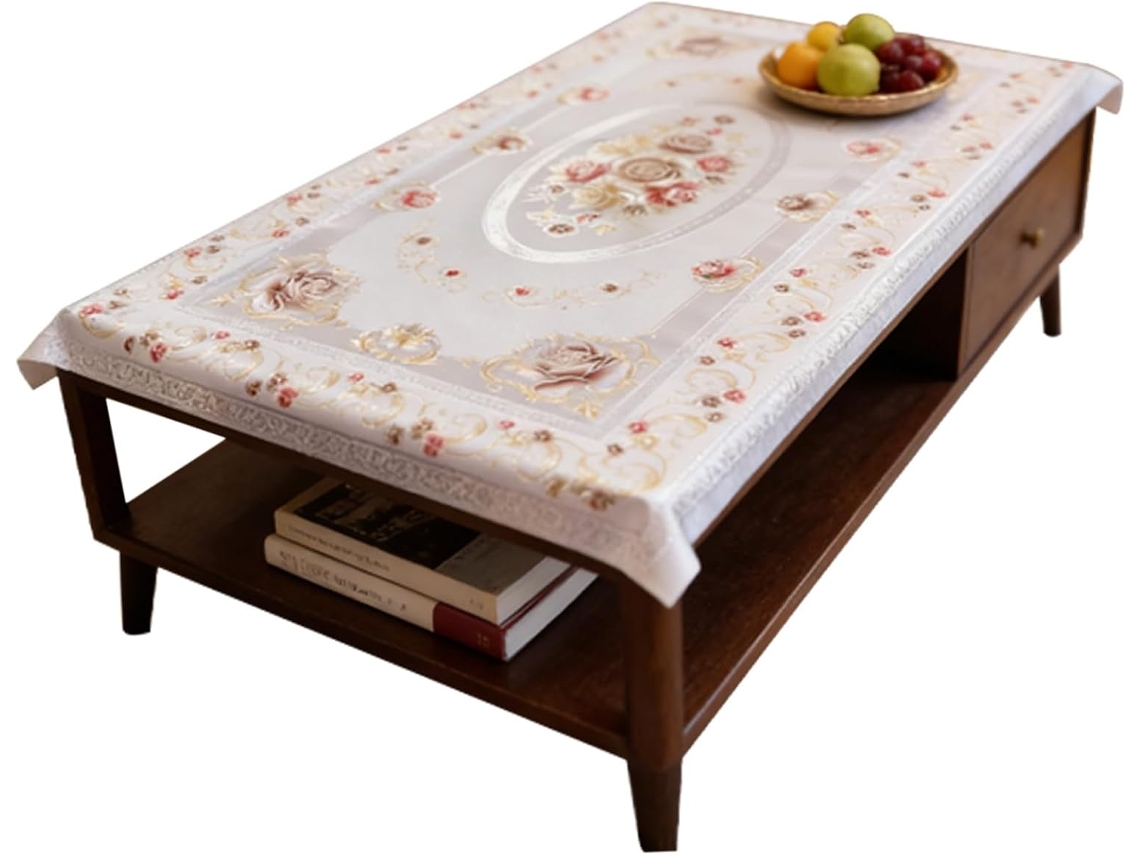 Protetor De Mesa 90 X 150 Cm, Impermeável E Resistente A Manchas.