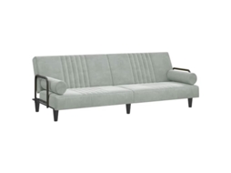 Sofa Bed, Sofa Beds Vidaxl Cinzeto Veludo (n/a)