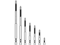 Conjunto De Pontas Chave Fenda, Parafusadeira E Furadeira Robusta,