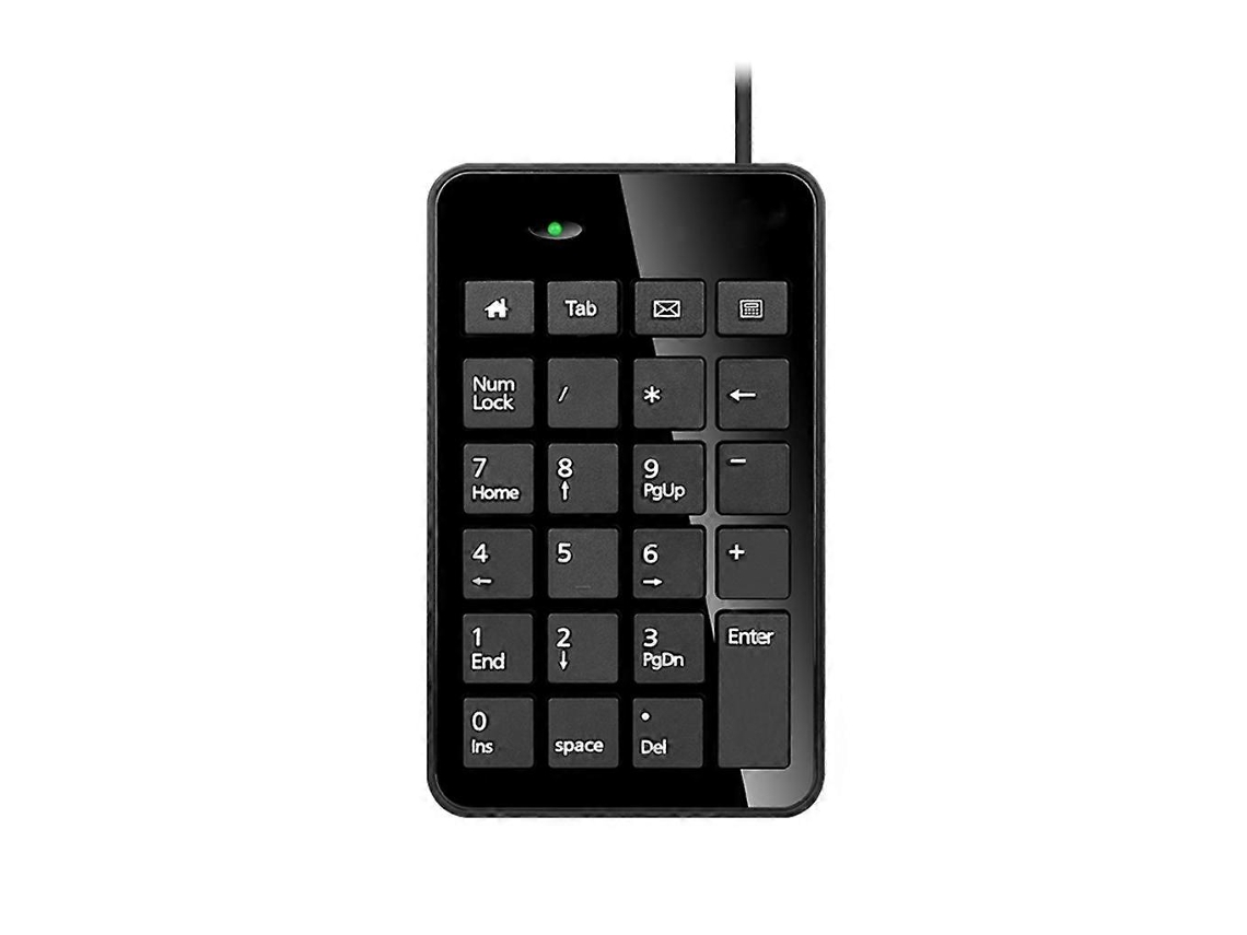 Mini Teclado Numérico Portátil Com Fio Usb De 23 Teclas Para Contabilidade Everley891