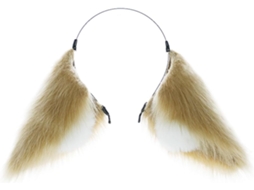 Faixa de Cabeça Dobrável de Pelúcia Foxear para Mulheres SFUSHOS