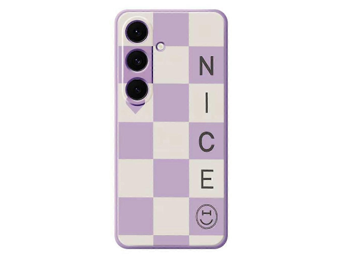 Capa Tpu Para Samsung Galaxy S24 Fe, Roxa, Elysve