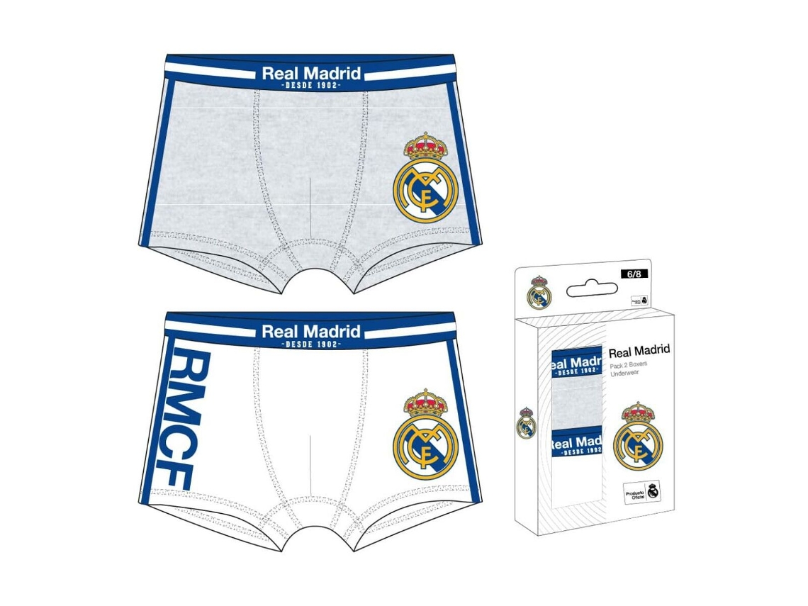 Meias Boxer Masculinas Real Madrid CF Multicoloridas