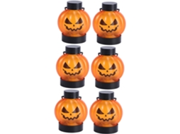Luzes Led De Halloween, 6 Lâmpadas Led Decorativas, Acessório Para Festas Luzes Led De Halloween, 6 Lâmpadas Led Decorativas, Acessório Gokoco