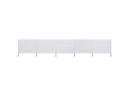 Wind Screen, Wind Screens Vidaxl Branco Tecido (600 X 120 Cm)