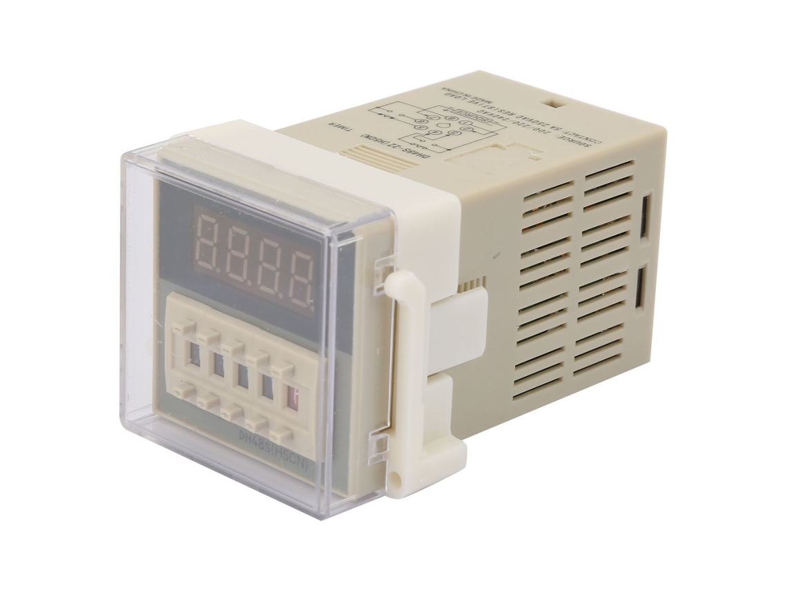 Relé de Retardo Temporal Digital Dh48s 2z Lcd 8 Pines 0.01s 9999h 220vac de Alta Calidad S/MARCA