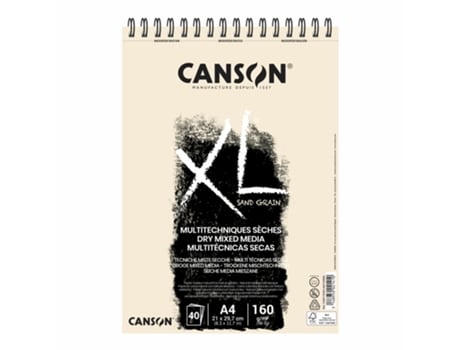10 Folhas Papel Desenho Basik Canson 130g/m2 (A4) - Sombras e Contrastes