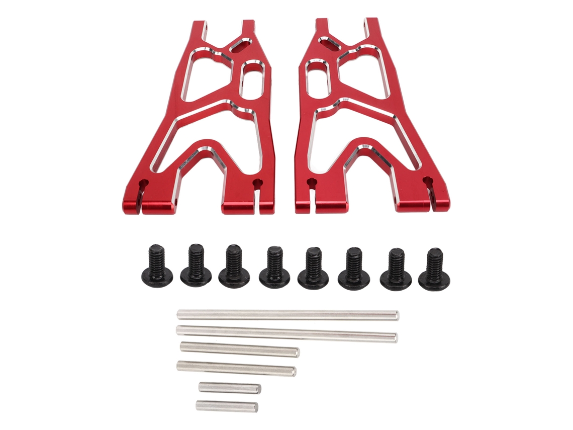 Braço De Suspensão Inferior Alumínio Para Rc Traxxas X Maxx 1/5 Vermelho