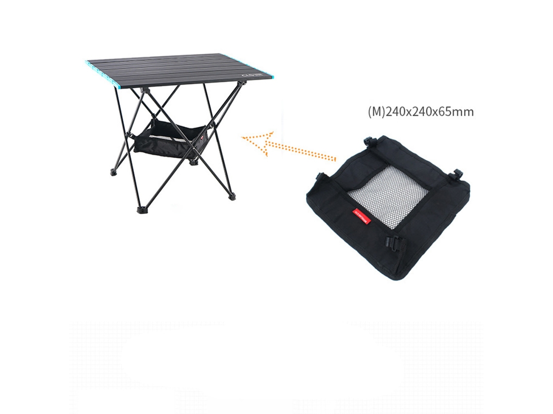 Cesto de Armazenamento para Mesa de Camping Portátil