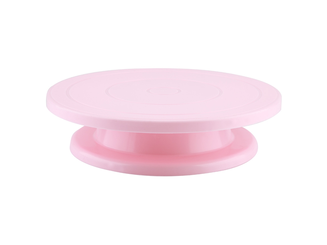 Decoração De Bolos, Plataforma Giratória, Suporte Giratório, Conjunto De Decoração De Pastelaria Slowmoose (rosa)
