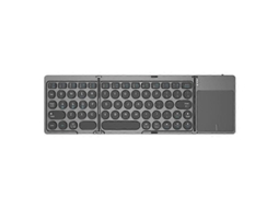 Teclado Dobrável Sem Fio Kf86 Max Compatível com Bluetooth e com Touchpad. TAISHENGDA