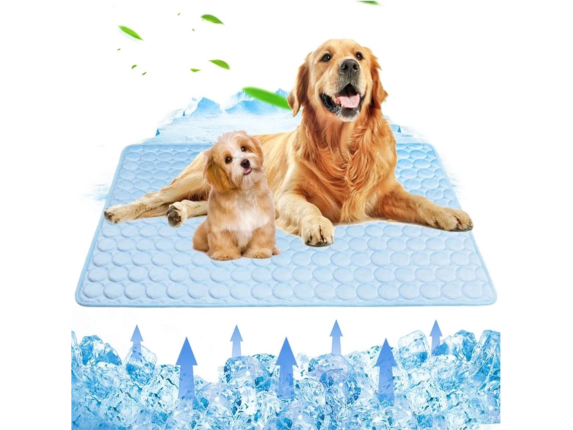 Manta Refrescante, para Cães e Gatos, Lavável, Antiderrapante, Absorvente, Uso no Verão, Tamanho XL AQUAFORGE