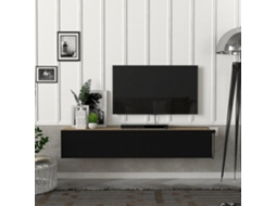Móvel de TV [EN.CASA] Toivakka (135 x 31 x 25 cm - Aglomerado - Castanho)