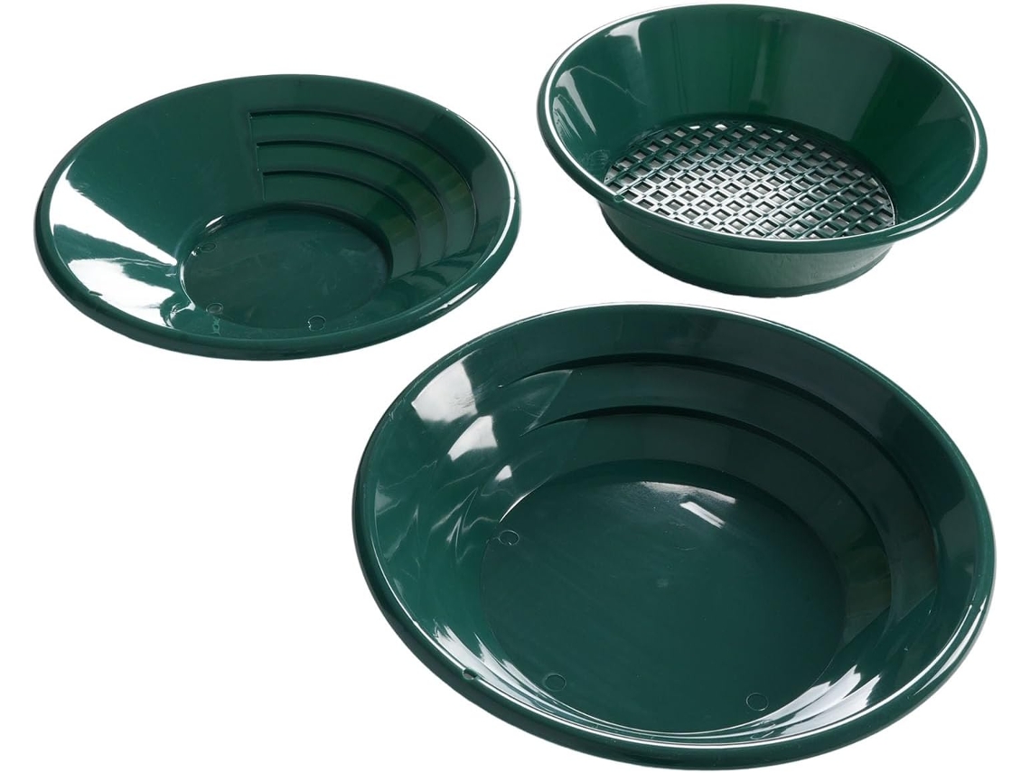 Kit Panorâmico De Ouro, Bateias De Ouro De 14 E 15 Polegadas E