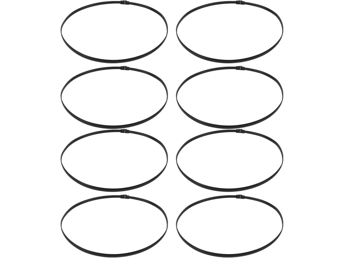 Conjunto De 8 Suportes De Montagem Em Plástico Preto Para Ventilador De 16 Polegadas (43 Cm).
