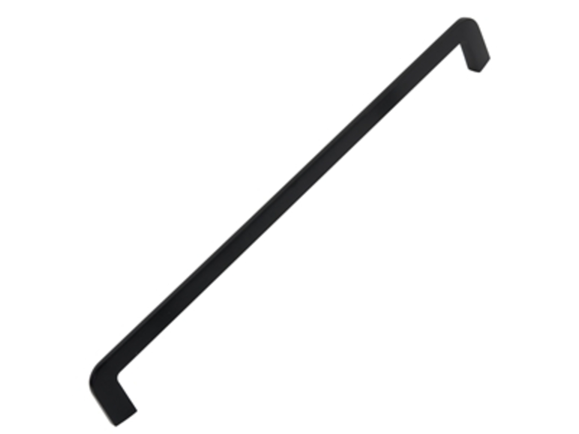 Puxador para Móveis em Zamac com 192 mm de diâmetro e pintura Preta Fosca, pacote de 12 peças HARDWAREXCHANGE