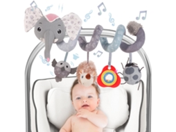 Brinquedo Espiral Com Chocalho Para Bebé, Pendurado Para Cadeira Auto E Carrinho, 0-12 Meses Elefante Hexinyigjly