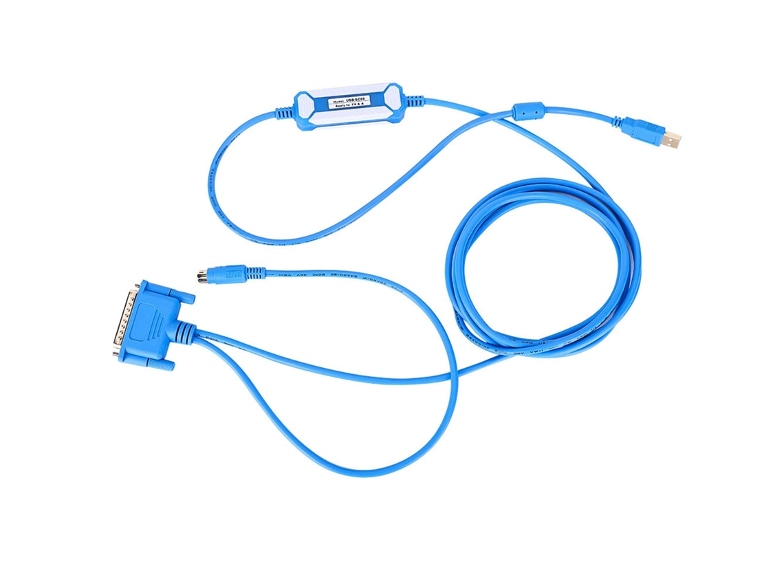 Cabo de Programação Usb sc09 para Plc Mitsubishi Fx a Series 3 Metros