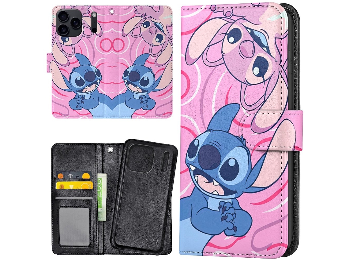 Capa Carteira Costurada Para Iphone 17 Pro Max