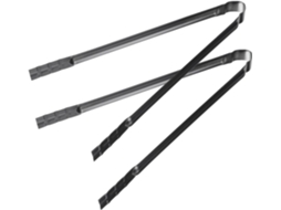 Conjunto De 2 Peças Imikeya Pinça Para Churrasco E Tesoura Extensível, Pinça Angular Para Utensílios De Madeira
