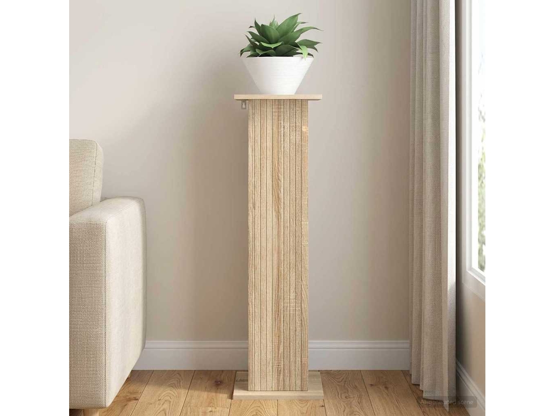 Vidaxl Suporte Para Plantas Carvalho Sonoma 30,5 X 30 X 100,5 Cm