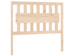 Bed Headboard, Bed Headboards Vidaxl Marrom Madeira De Pinho (105.5 X 100 Cm)